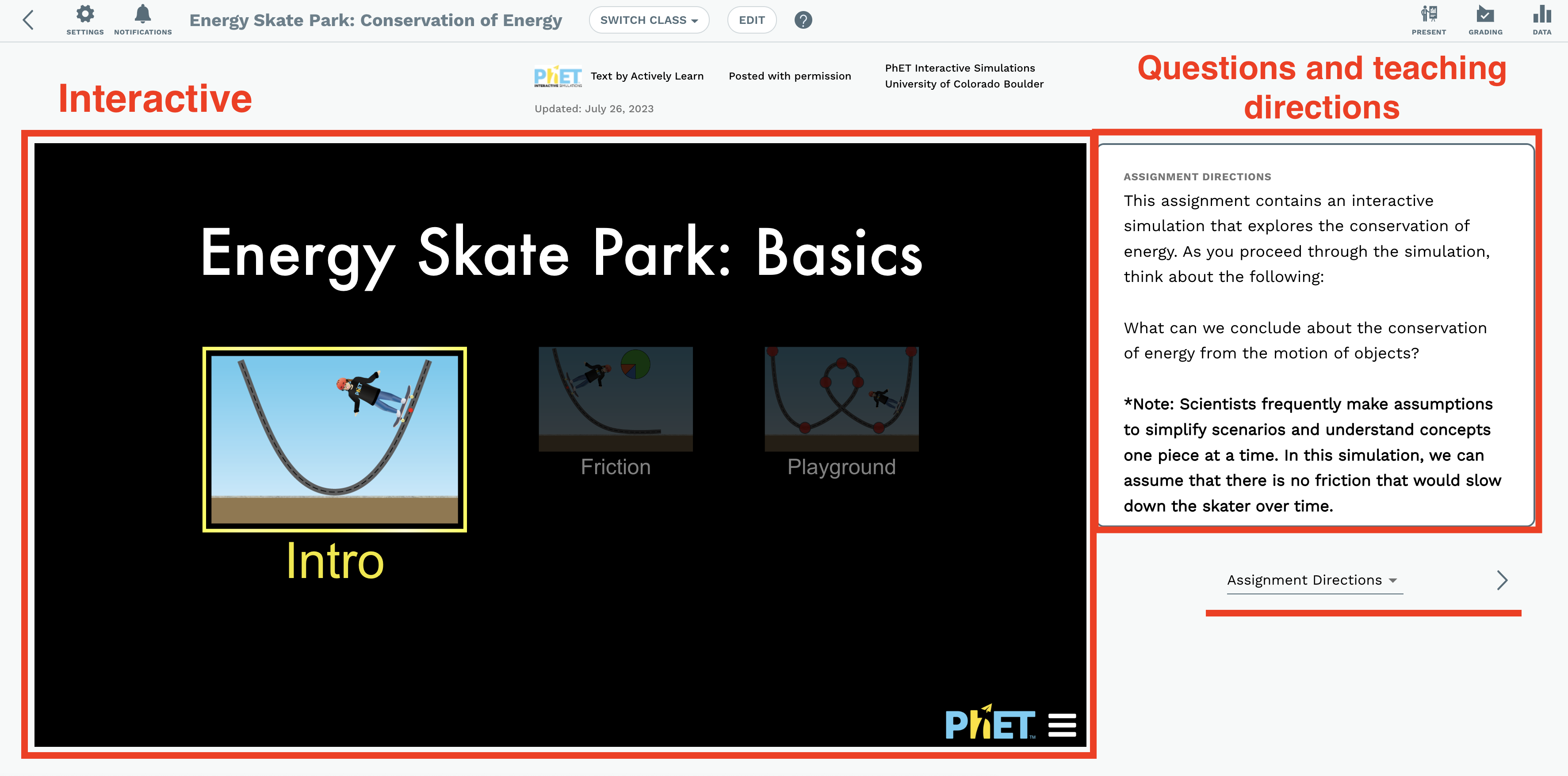 PhET Simulations Overview – Actively Learn